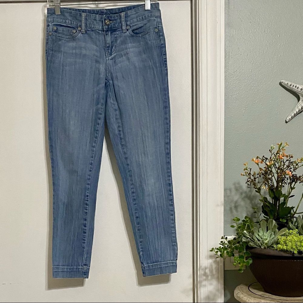 Vintage Cache Jeans Light Blue Denim Size 0 Straight Leg Great Condition